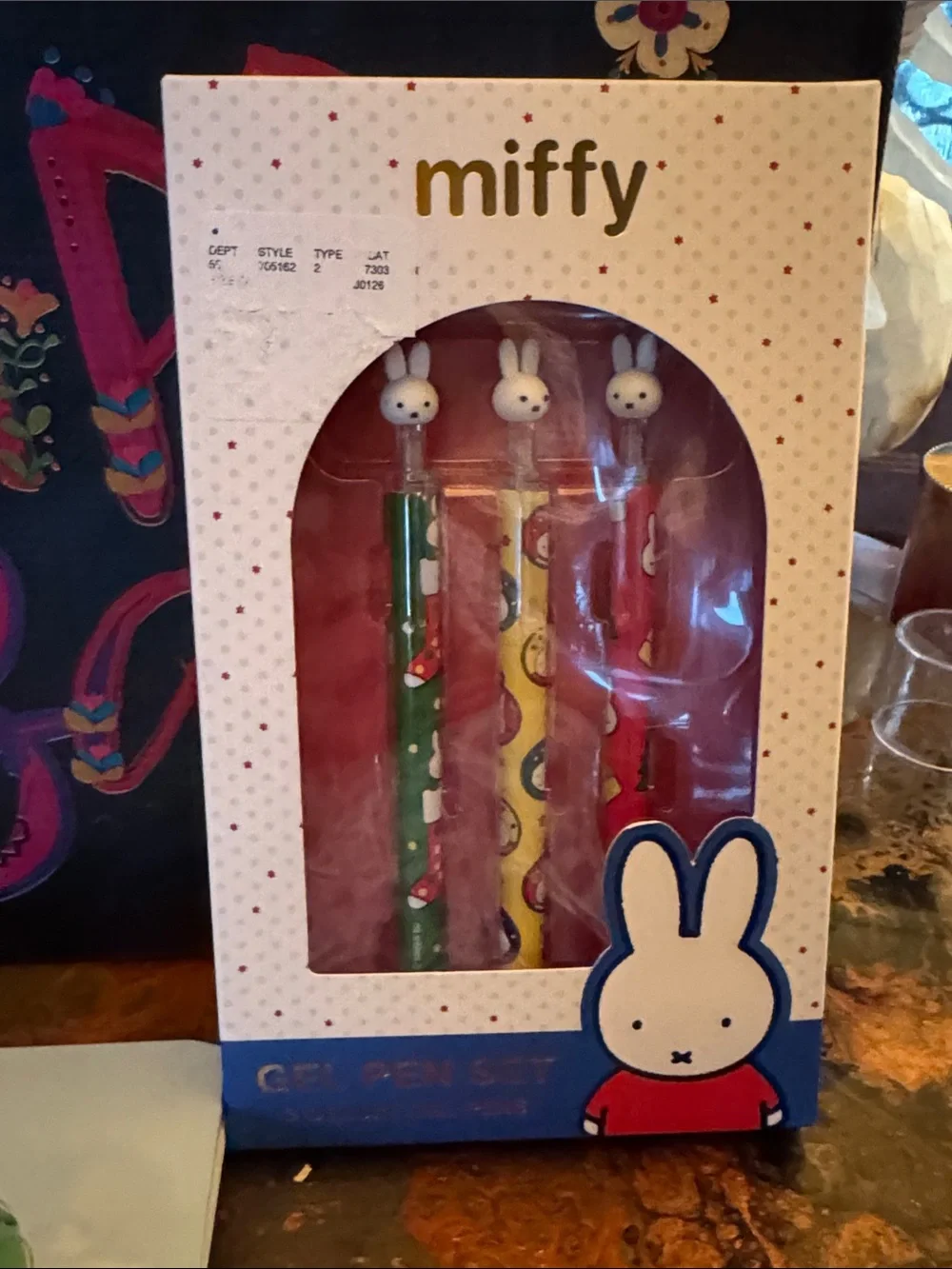 miffy Bunny-Top Gel Pen Set, Journal & Happy Bag